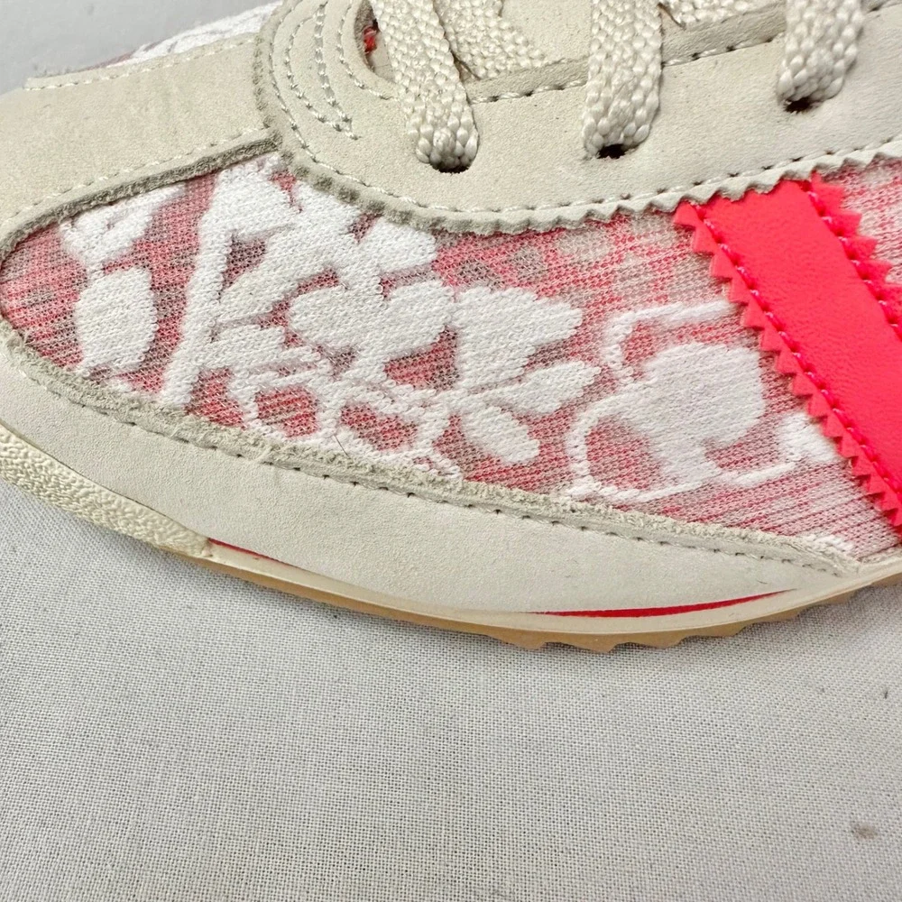 Adidas Liberty London SL 72 Floral Cream Better Scarlet Sneaker Womens 8.5 - Picture 2 of 16